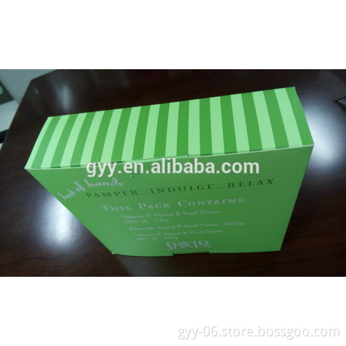Artistic Cosmetic Gift Box, Paper Box with Window, Cosmetic Display Box